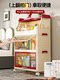 Folding Storage Cabinet, Multi-Layer Storage Cabinet, Living Room Sundries Storage Rack, Household Baby Clothes Cabinet, Large Capacity