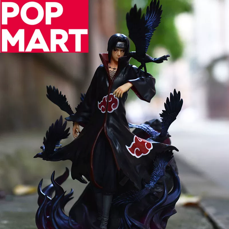 Bubble Mart Popmart Naruto Xiao Xiao Organization Uchiha Itachi GK Crowstone Statue Anime Hand