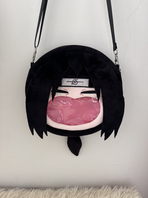 Naruto Uchiha Itachi Pain Bag Backpack Anime Peripheral Original Doll Storage Crossbody Shoulder Bag Gift