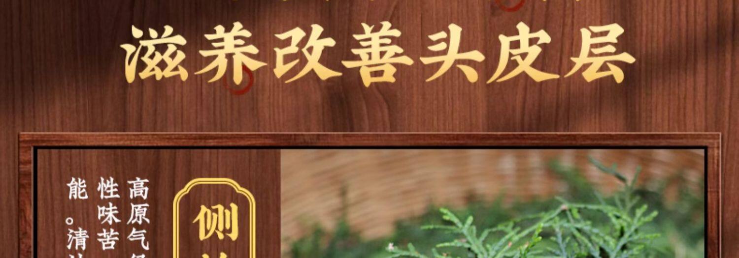 【中国直邮】南京同仁堂   侧柏叶何首乌生姜洗头粉    倪海厦教授推荐  爆发粉   300g/盒
