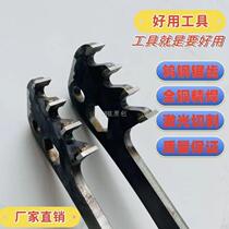 Aerated block lightweight brick wall reinforcement groover Tungsten steel serrated groover knife manual foam brick groover