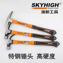 ANZ Tool Special Steel Fiber Handle Right Angle Goat Corner Hammer Woodworking Hammer Square Head Iron Hammer Hammer Hammer Hammer With Magnetic O New