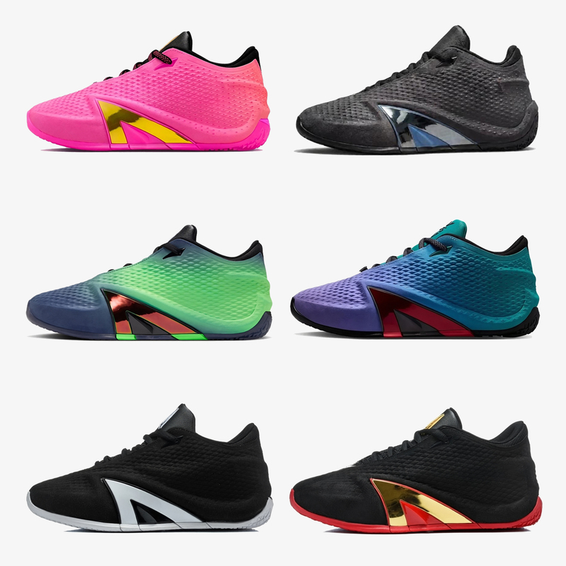 2026 New Model Ja Morant Fourth Generation Ja4 Low-Top Practical Basketball Shoes, Anti-Slip, Anti-Roll, Shock-Absorbing, Anti-Twist, for Men and Women