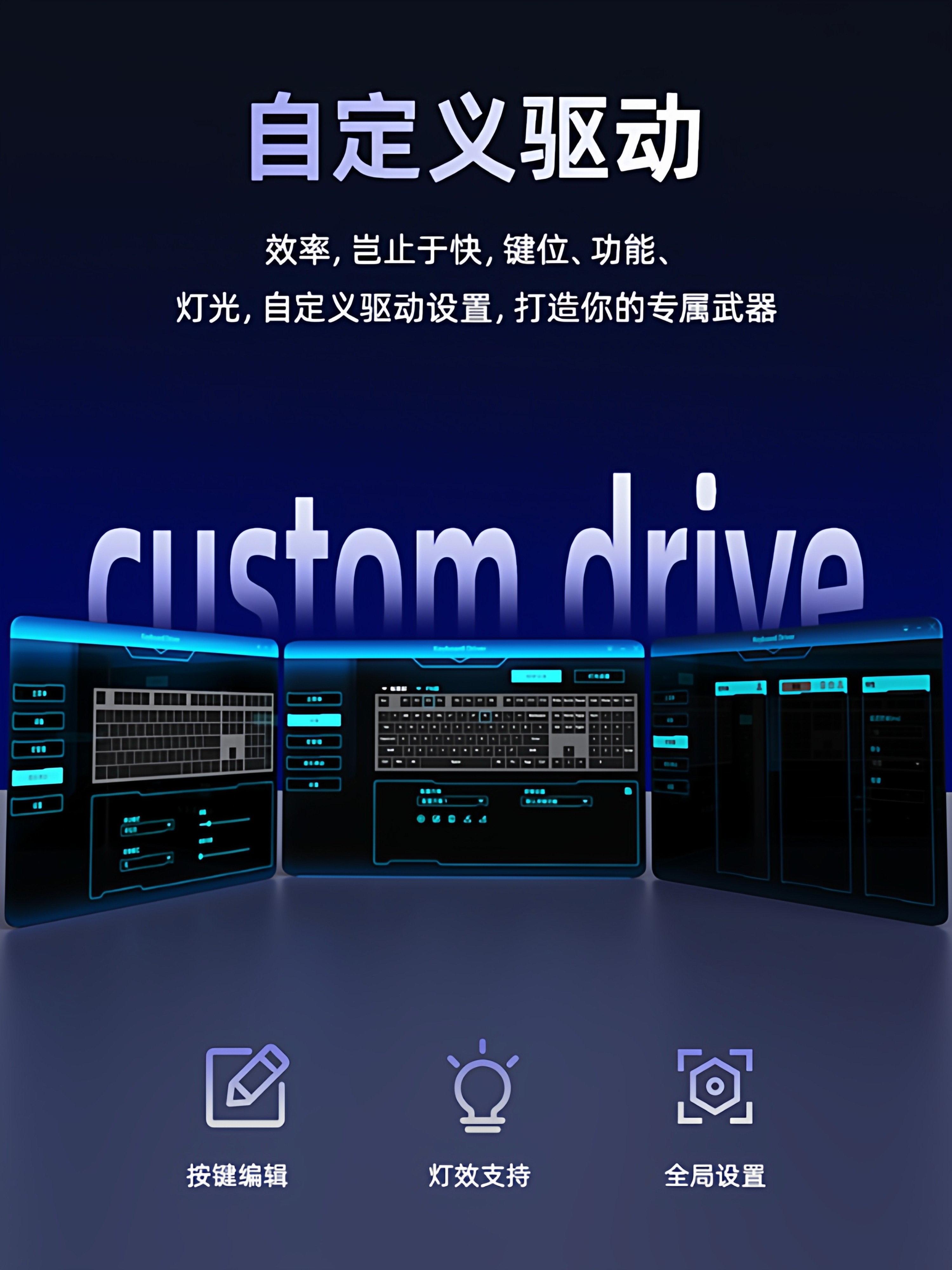 Ruiyi F68 Wireless Mechanical Keyboard 68-Key Three-Mode Bluetooth Office E-Sports Rgb Small Portable Gaming Keyboard