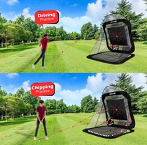 PGM Golf Practice Net Swing Cage Net Indoor Practice Equipment with Putting Green Set