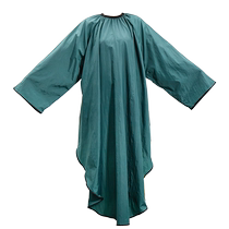 Hair cutting scarf with sleeves hair salon professional high-end barber shop hair cutting scarf non-stick hair salon hairdressing printed ice silk