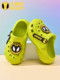 大黄蜂儿童拖鞋宝宝洞洞鞋夏季男童包头凉拖幼儿室内家居防滑凉鞋