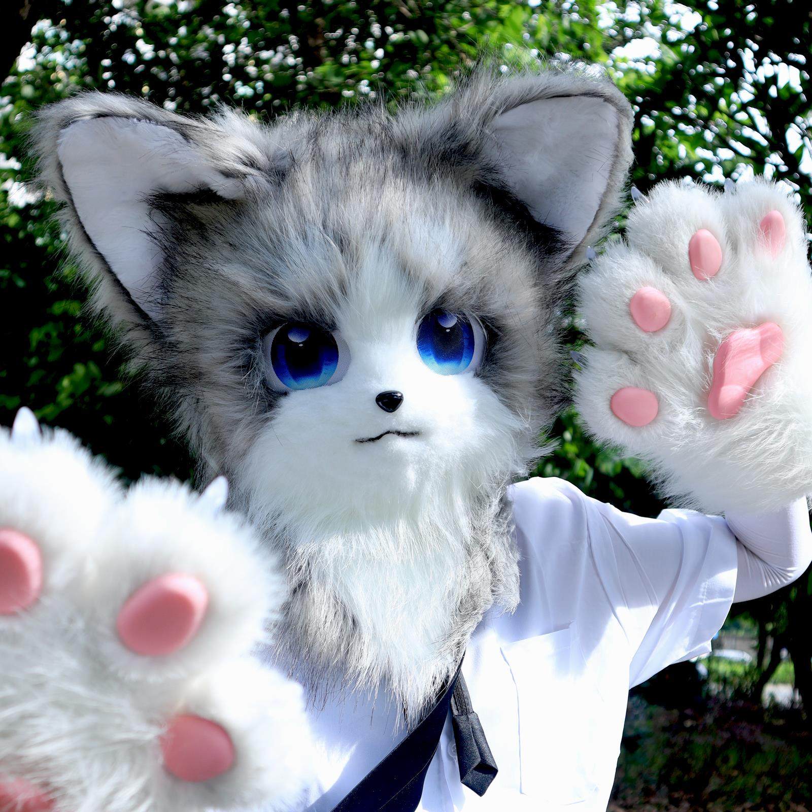 兽装头套成品福瑞日系兽装Fursuit兽脚尾白菜价cosplay可穿戴兽头是什么?值得购买吗?-furry福瑞兽装-淘宝好物网