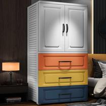 Extra large thickened baby wardrobe home hanging clothes simple storage cabinet baby child drawer type chest of drawers