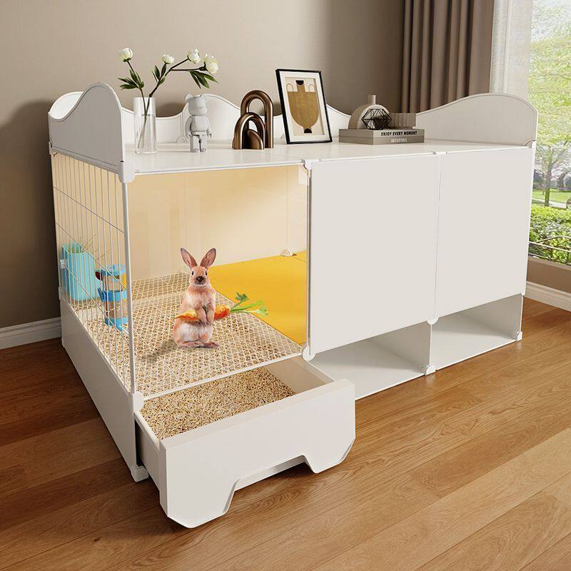 🏡 Bunny's happy home | Large indoor rabbit nest with toilet 🐰