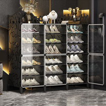 Simple household shoe rack at the door large capacity economical dormitory good-looking dust-proof shoe cabinet storage artifact
