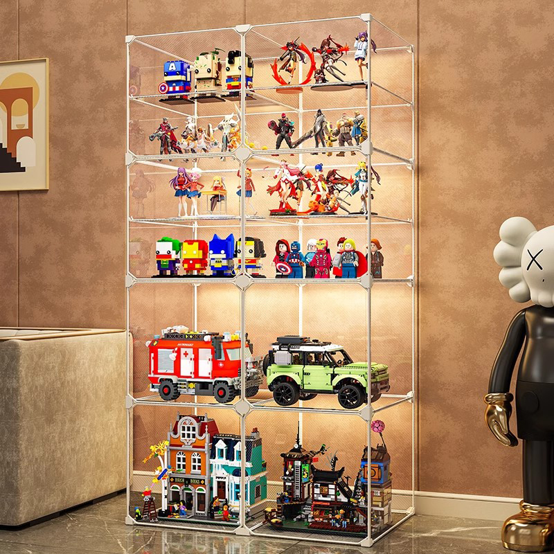 Figure storage box transparent storage box