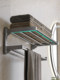 Bathroom Towel Rack, No-Drill Wall-Mounted Towel Bar, Storage Rack for Bath Towels