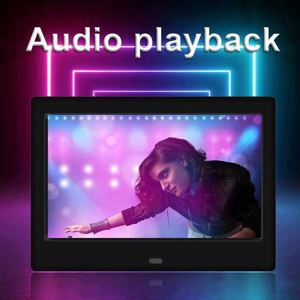 7 inch Digital Picture Photo Frame Full-View Screen Photo Al