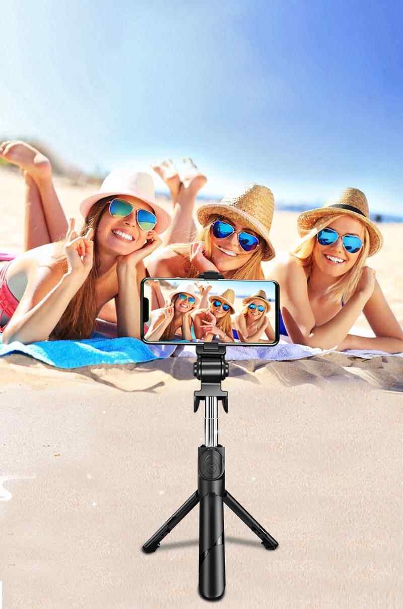 Штуцер трубы bluetoothselfiestickmobilephoneholdertripodadjustable