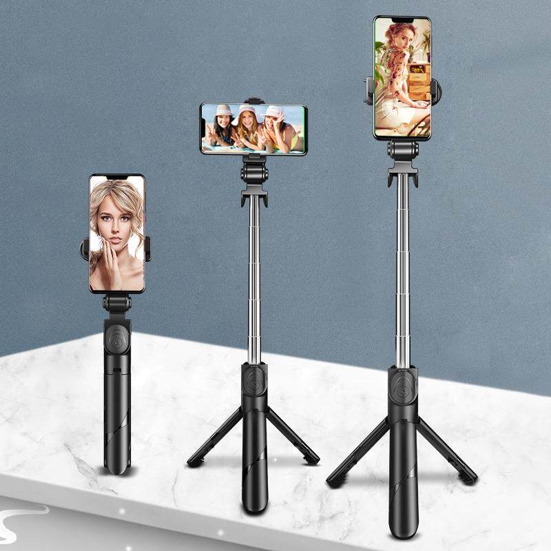 Штуцер трубы bluetoothselfiestickmobilephoneholdertripodadjustable