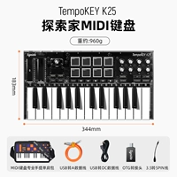 MIDI клавиатура 25 КЛЮЧ-ЛУКОВЫЙ ЧЕРНЫЙ