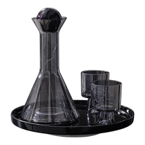 European style high-looking light luxury water cup home decorative glass kettle water set high temperature resistant large capacity cold kettle