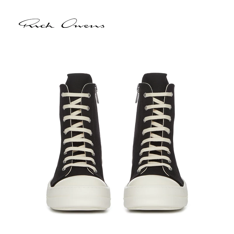 Кроссовки high-top из темного денима RICK OWENS DRKSHDW PORTERVILLE цвет overdyed для мужчин