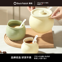 Lard tank high temperature resistant oil spicy tank chili oil tank ceramic large capacity household kitchen seasoning tank 706