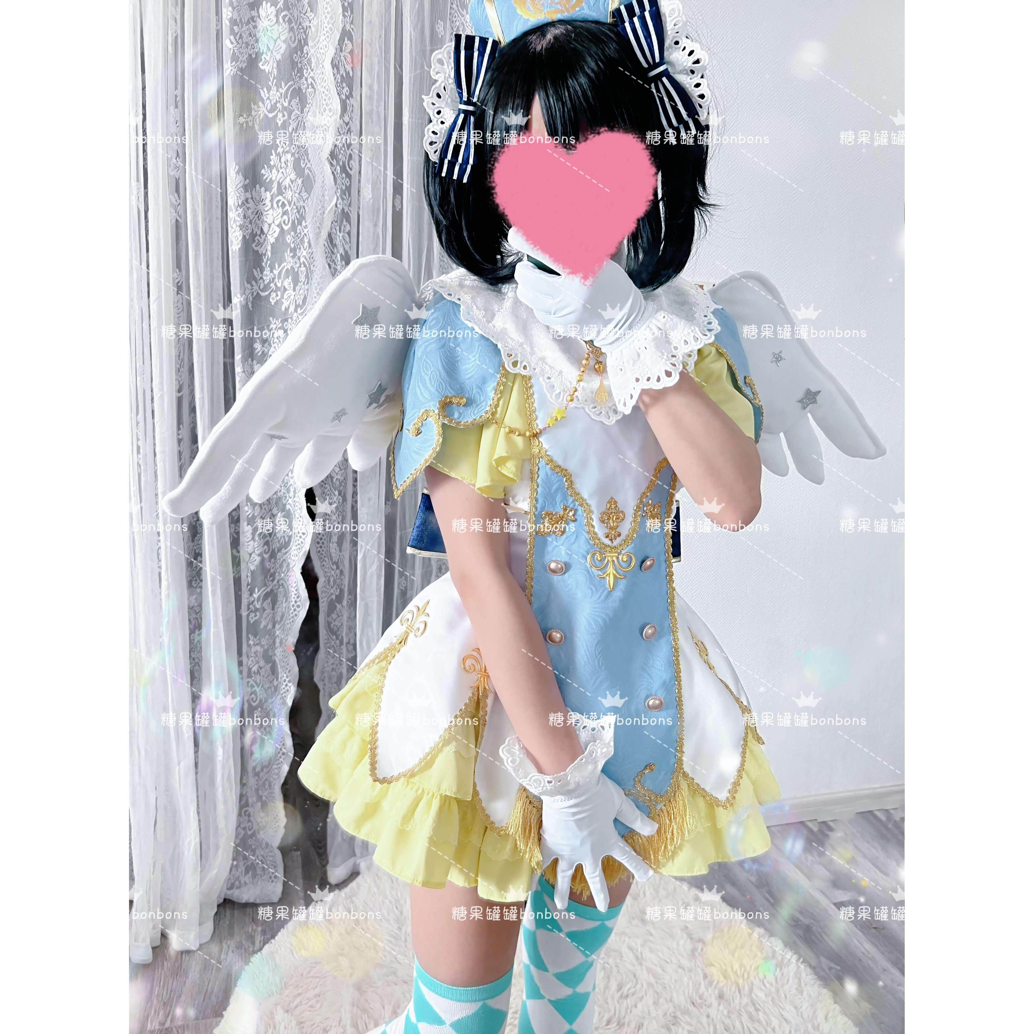 全款】lovelive矢泽妮可cos服秘密测定天使觉醒cosplay，让你一秒穿越二