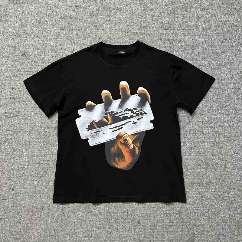Judas Priest Judah Saint Band Surrounding American Street Hip Hop Heavy Metal Retro Short-sleeved T-shirt