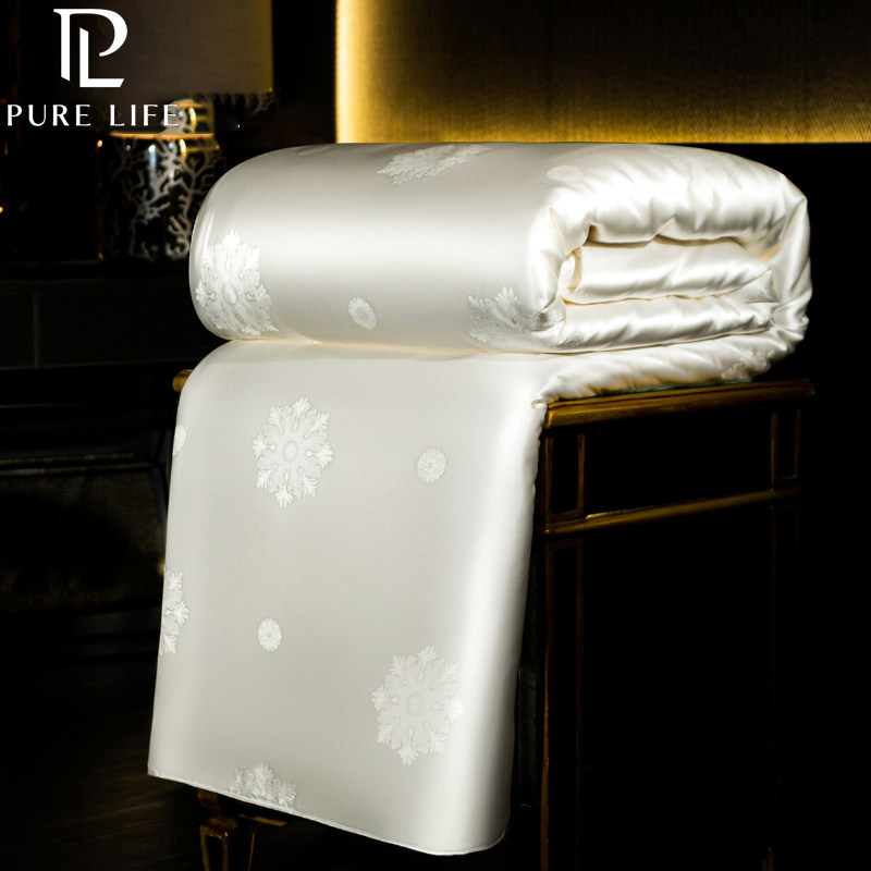 Tongxiang pure handmade silk quilt core 100% mulberry silk winter quilted by mother and mother by a two-in-one spring and autumn quilt by the core-Taobao