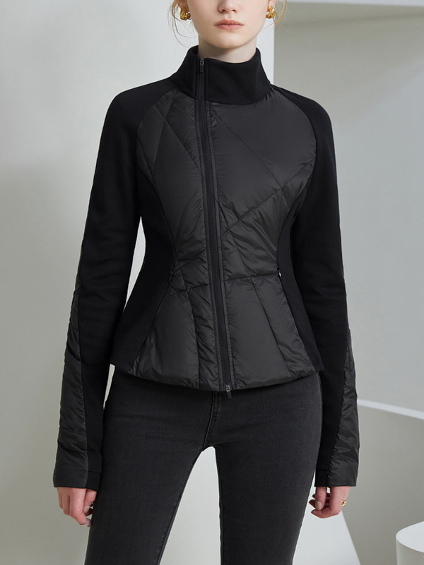 Stand Collar Lightweight down Jacket for Women, Short Style, Suitable for Sports, Yoga, Running, Slim Fit, Waist-Cinching, Windbreaker with Inner Lining for Warmth Stand Collar Lightweight down Jacket for Women, Short Style, Suitable for Sports, Yoga, Running, Slim Fit, Waist-Cinching, Windbreaker with Inner Lining for Warmth