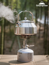 Koman outdoor camping kettle SW-1 stainless steel tea kettle portable outdoor tea drinking kettle with open flame 1L