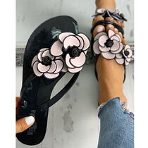 New Beach Slippers flower Non-slip Sandals Women Casual Fla1