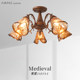 French Retro Master Bedroom Ceiling Lamp Maillard Mid-Century Style Bedroom Lamp Designer High-End Room Zhongshan Lamps