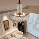 French Retro Bedroom Chandelier, Light Luxury Living Room, American Country Style Crystal Pearl High-End Dining Room, Antique Style Lighting Fixtures