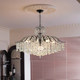 French-Style Living Room Retro Crystal Chandelier, Black Chandelier for Dining Room, Romantic Main Light for Hall, Light Luxury Bedroom Zhongshan Lighting Fixtures