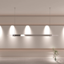 Clothing store wire hanger stainless steel clothes hanging rod square tube womens clothing store wall window hanging adjustable clothes hanger