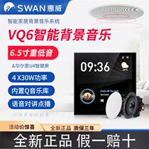 Hivi ceiling audio four-inch home background music host embedded smart home control system set