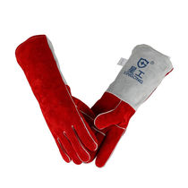 XINGONG welding gloves welder gloves cowhide long reinforced protective labor protection gloves durable