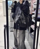 Брендовая универсальная вместительная и большая спортивная сумка на одно плечо, рюкзак для влюбленных