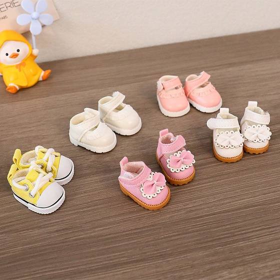 Labubu娃鞋集合一代二代钥匙扣盲合拉布布着替鞋子玩偶换装玩具鞋