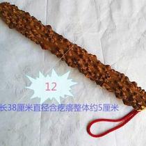 Wild prickly ash wood hand stick log massage hand stick hand piece massage stick crutches play stick health stick fitness