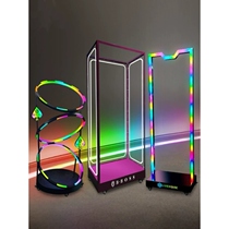 Luminous stainless steel door frame point stage mobile GOGO point dance stick luminous beauty DS stage point dance props