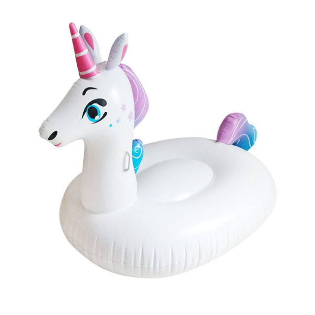 ຈຸດຂ້າມຊາຍແດນໃຫມ່ລອຍນ້ໍາ PVC ລອຍ unicorn ສາກ mount ຈຸດ