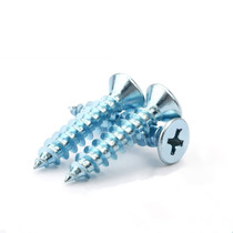 Shanghai countersunk head self-tapping screws high strength hardened flat head cross self-tapping screws GB846M3-M6 wood screws