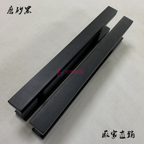 Chinese imitation ancient Xiangyun gate handle modern tempered glass door wooden door hotel stainless steel handle black spot