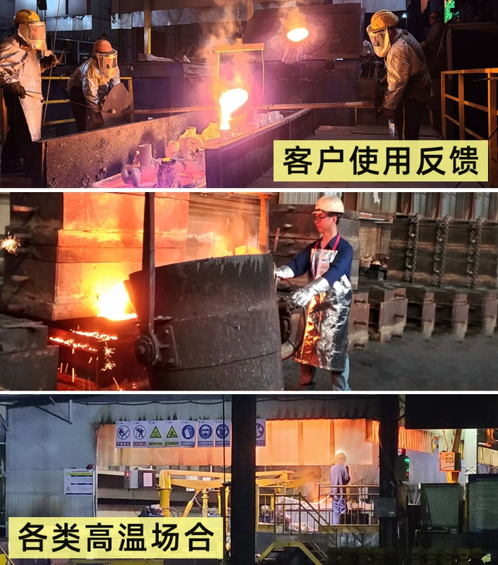 Tạp dề cách nhiệt 1000 độ, chịu nhiệt độ cao, chống bỏng, chống cháy, chống bức xạ nhiệt, tạp dề lá nhôm, quần áo cách nhiệt, miễn phí vận chuyển áo bảo hộ có quạt gió