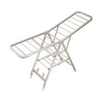 House helper invisible clothesline indoor punch-free telescopic wire rack bathroom balcony shrink artifact gray