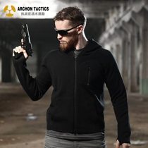 Archon tactical wool sweater hooded sweatshirt sweater outdoor warm sweater mens autumn and winter military fan training jacket