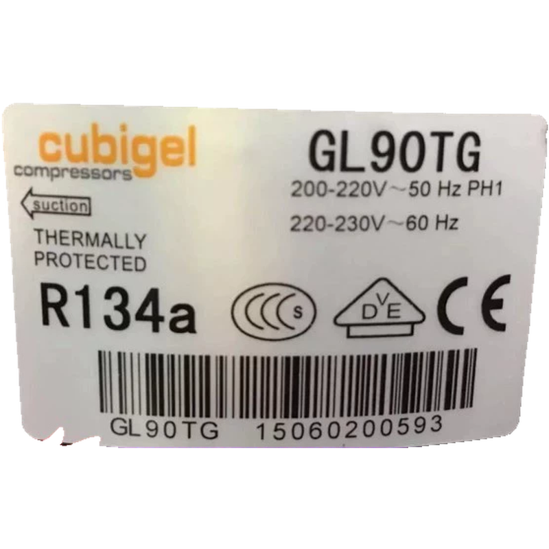 Оригинальный компрессор холодильника Cubigel ML90TG GE80TB ML80TG GL60TG