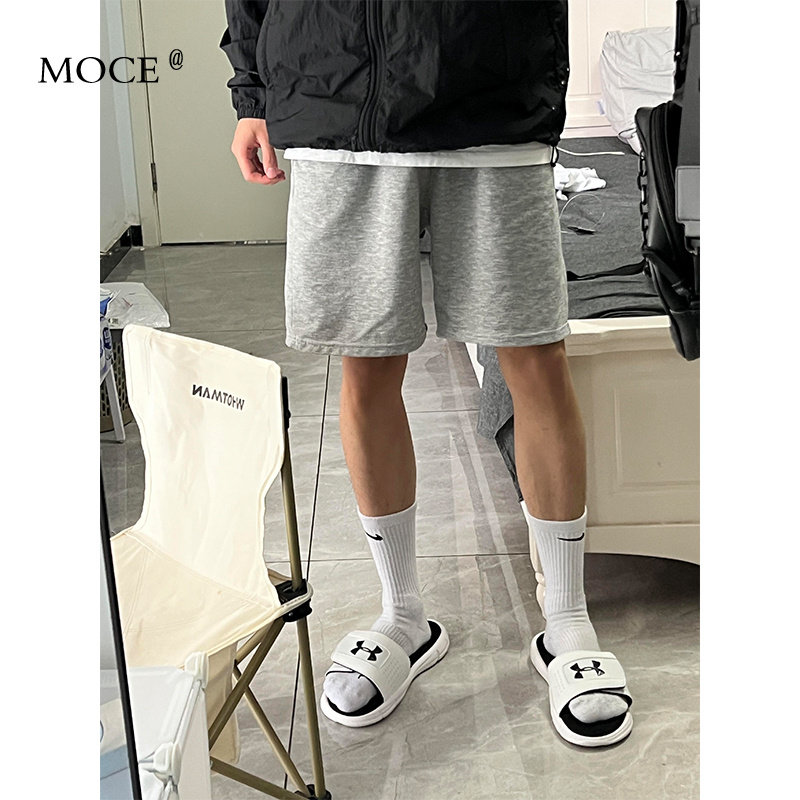 Американские серые спортивные шорты, мужские летние тяжелые баскетбольные тренировочные брюки для бега с четырьмя или пятью точками, молодежные повседневные брюки