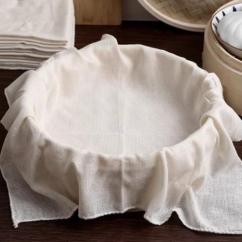 Steamer Cloth, Pure Cotton Steaming Rice Gauze, Filter Cloth, Steamed Bun Tray Cloth, Steamer Mat, Non-Stick Sand Cloth, Household Food Grade