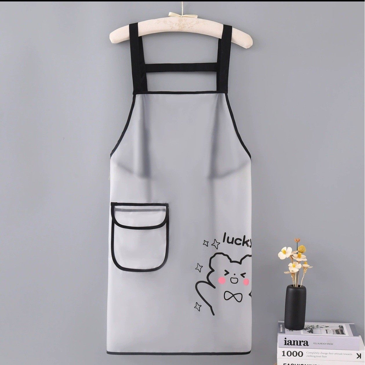Kitchen Cooking Apron Sleeveless Waterproof Apron Catering Aquatic Products Pet Shop Translucent Tpu No-Wash Work Clothes